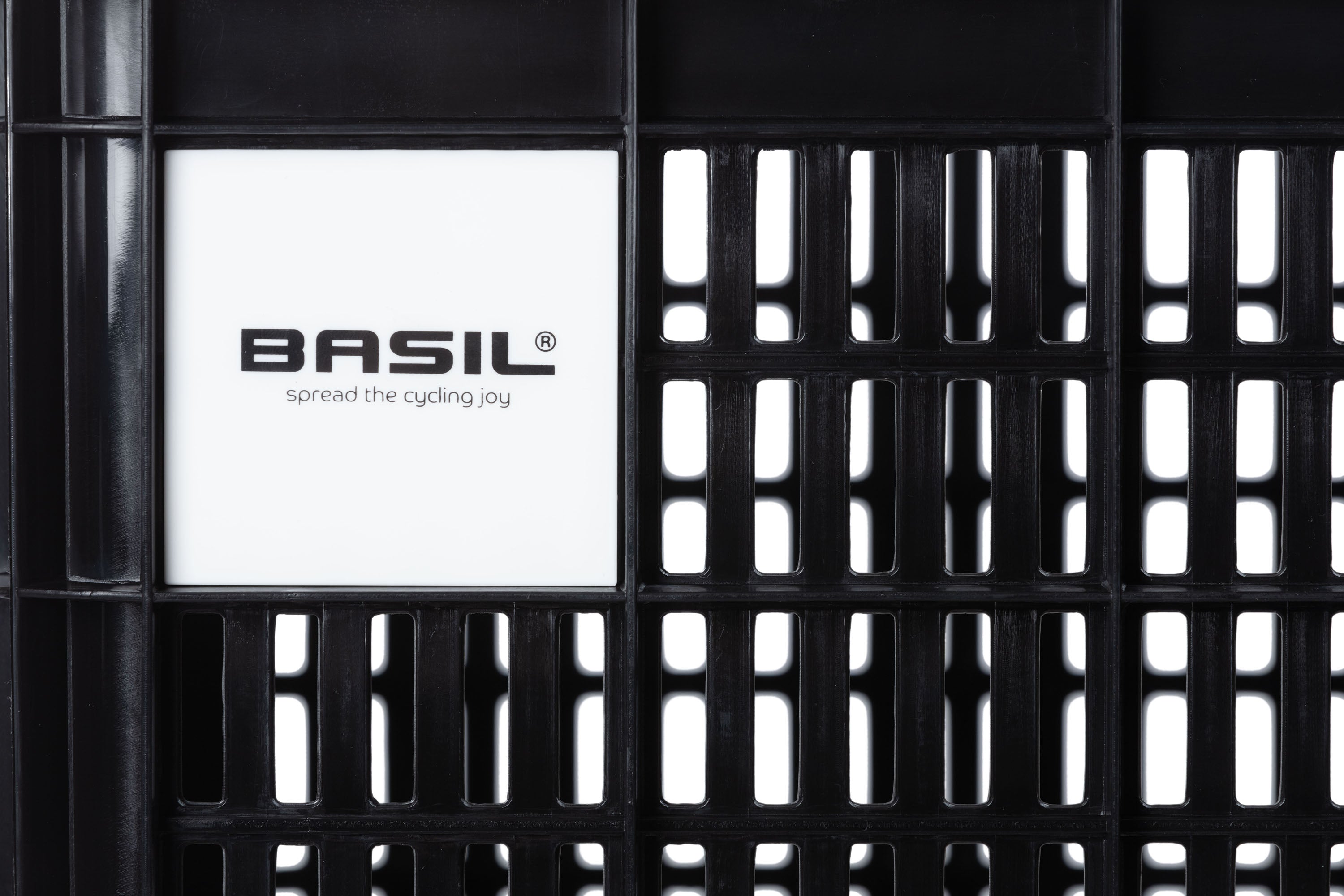 Gerecyclede fietskrat Basil Crate L 40.0 liter 39 x 49 x 26 cm - black