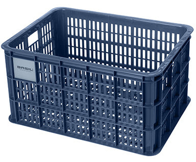 Gerecyclede fietskrat Basil Crate L 40.0 liter 39 x 49 x 26 cm - black