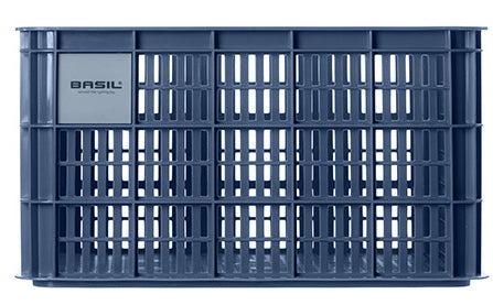 Gerecyclede fietskrat Basil Crate L 40.0 liter 39 x 49 x 26 cm - black
