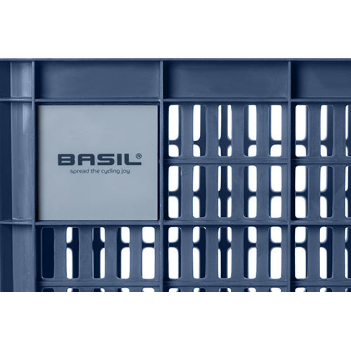 Gerecyclede fietskrat Basil Crate L 40.0 liter 39 x 49 x 26 cm - black