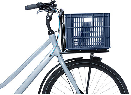 Gerecyclede fietskrat Basil Crate L 40.0 liter 39 x 49 x 26 cm - black