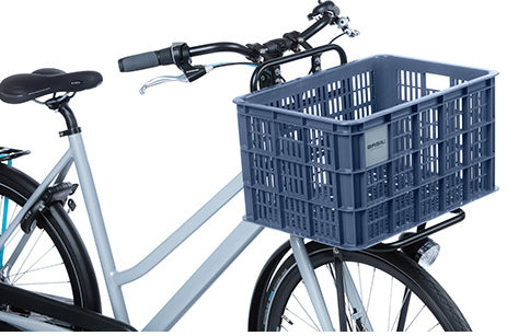 Gerecyclede fietskrat Basil Crate L 40.0 liter 39 x 49 x 26 cm - black
