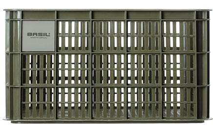 Gerecyclede fietskrat Basil Crate L 40.0 liter 39 x 49 x 26 cm - black