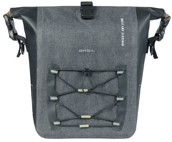 Enkele fietstas Basil Navigator Storm M 12-15 liter 34 x 28 x 17 cm - zwart