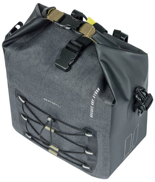 Enkele fietstas Basil Navigator Storm M 12-15 liter 34 x 28 x 17 cm - zwart