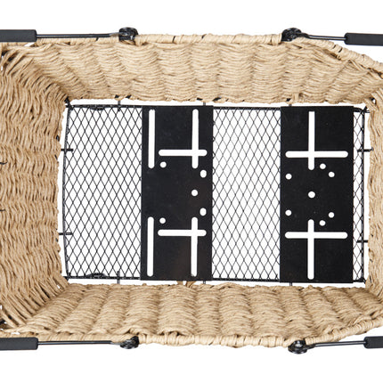 Fietsmand Basil Cento Rattan look Multi system 40 x 25 x 12 cm - seagrass - afbeelding 3