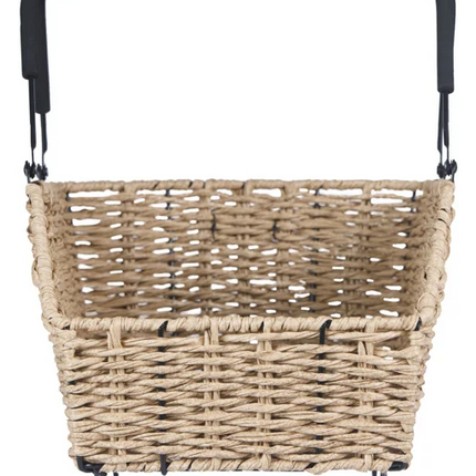 Fietsmand Basil Cento Rattan look Multi system 40 x 25 x 12 cm - seagrass - afbeelding 2