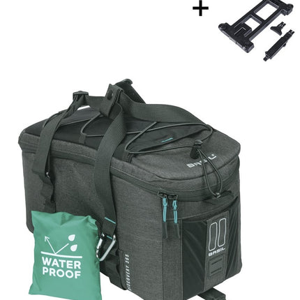 Bagagedragertas Basil Discovery 365D MIK 9 liter 34 x 16 x 18 cm - zwart