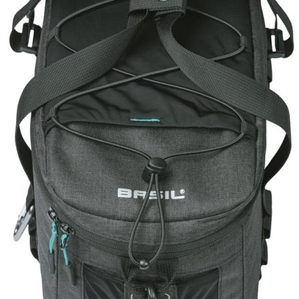 Bagagedragertas Basil Discovery 365D MIK 9 liter 34 x 16 x 18 cm - zwart - afbeelding 3