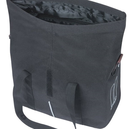 Fietshandtas Basil City MIK 8 - 11 liter 19 x 30 x 26 cm - zwart - afbeelding 2
