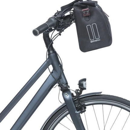 Fietshandtas Basil City MIK 8 - 11 liter 19 x 30 x 26 cm - zwart - afbeelding 6