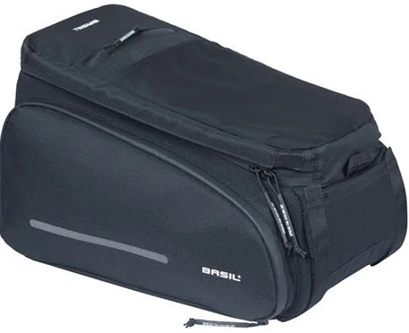 Bagagedragertas Basil Move 10 - 26 liter 24 x 33 x18 cm - zwart