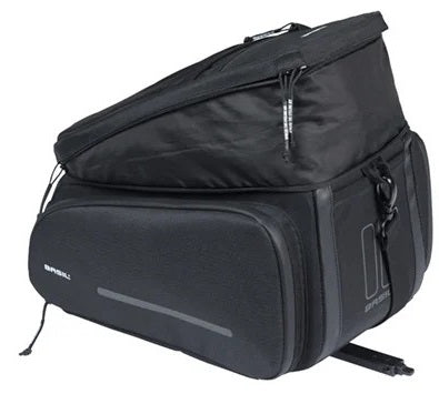 Bagagedragertas Basil Move MIK 26 liter - zwart