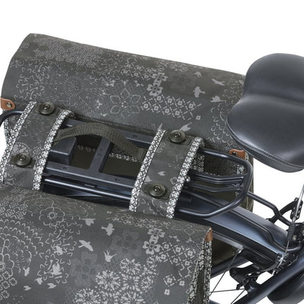 Dubbele Fietstas Basil Bohème MIK 35 liter - Zwart / Charcoal - afbeelding 5