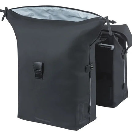 Dubbele fietstas Basil SoHo Nordlicht MIK 41 liter - zwart - afbeelding 2