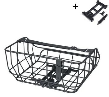 Achtermand Basil Portland MIK 25 liter - zwart