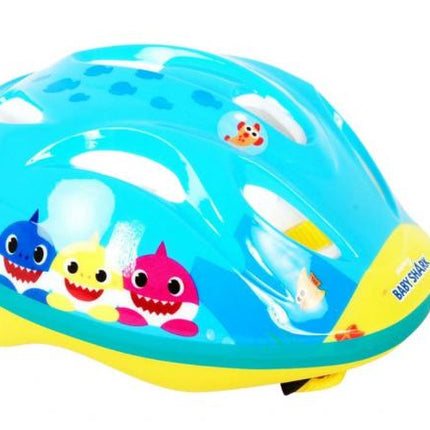 Fietshelm/skatehelm Baby Shark 51-55cm - blauw