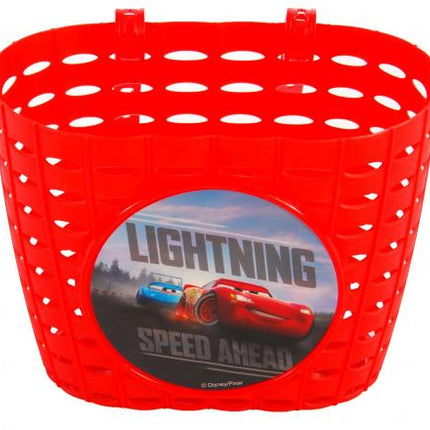 Fietsmand Disney Cars plastic - rood