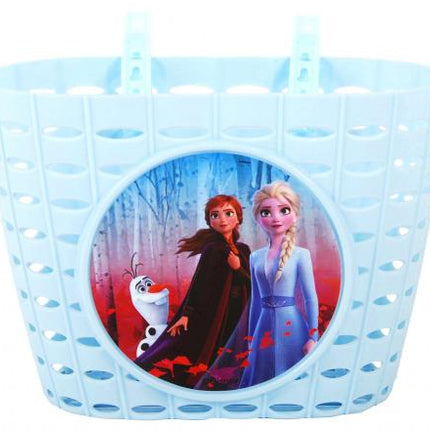 Fietsmand Disney Frozen 2 plastic - lichtblauw/paars