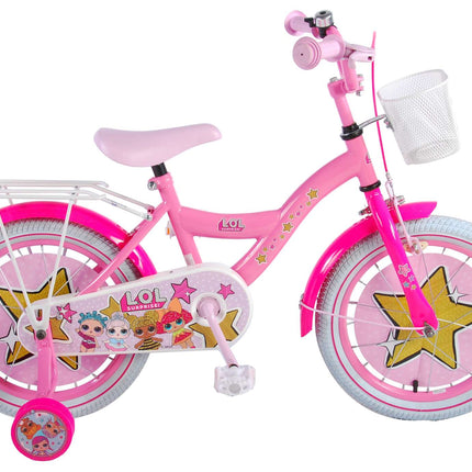 Kinderfiets 16 inch LOL Surprise - roze - afbeelding 4
