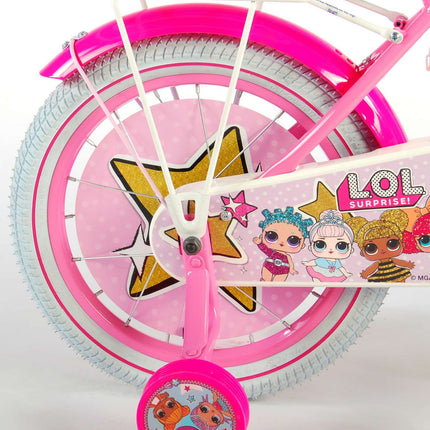Kinderfiets 16 inch LOL Surprise - roze - afbeelding 2