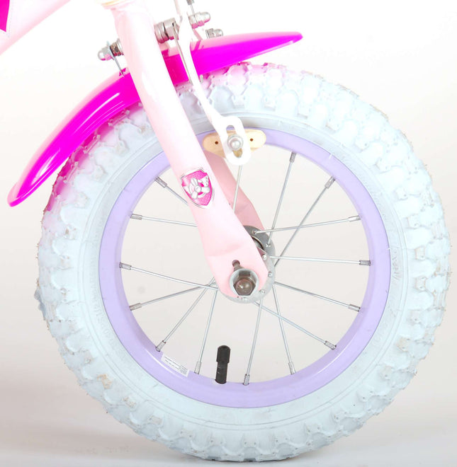 Kinderfiets 12 inch Paw Patrol - roze