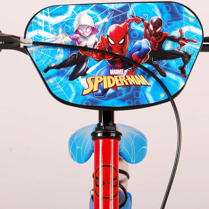 Kinderfiets 16 inch Spider-Man - blauw/rood