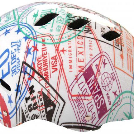Fiets-/skatehelm Volare Travel the World 55-57cm