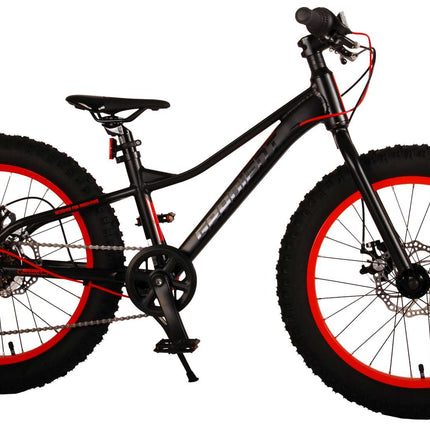 Kinderfiets 20 inch Volare Gradient 6 speed - zwart/oranje/rood