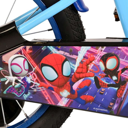 Kinderfiets 16" Volare Spidey - blauw / rood