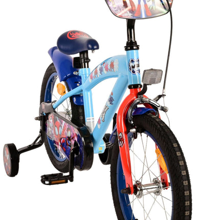 Kinderfiets 16" Volare Spidey - blauw / rood