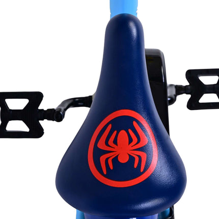 Kinderfiets 12" Volare Spidey - blauw / geel