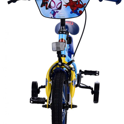 Kinderfiets 12" Volare Spidey - blauw / geel