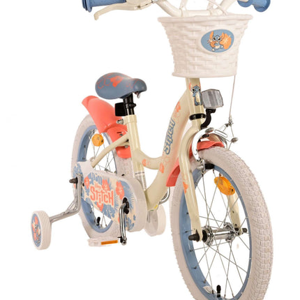 Kinderfiets 16" Volare Stitch - crème koraal blauw