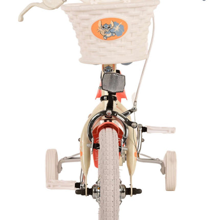 Kinderfiets 12" Volare Stitch - crème koraal blauw