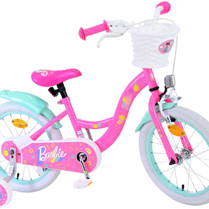 Kinderfiets 16" Barbie - roze
