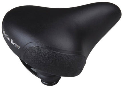 Selle de vélo Marwi Citybike Unisexe avec protection d'angle - noir