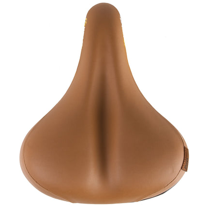 Fietszadel Velo Plush met elastomeer demping - bruin