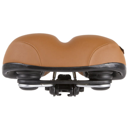 Fietszadel Velo Plush met elastomeer demping - bruin