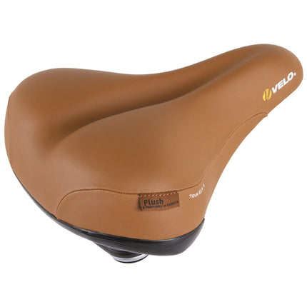 Fietszadel Velo Plush met elastomeer demping - bruin