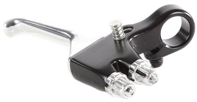 Remgreep rechts Mirage dubbele kabel - zwart/zilver (bulkverpakking)