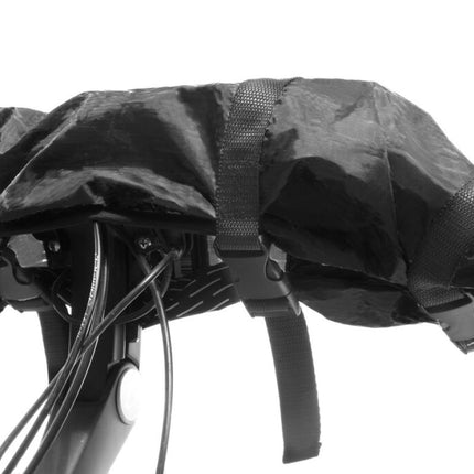 Beschermhoes Mirage Undercover voor fietsstuur zwart