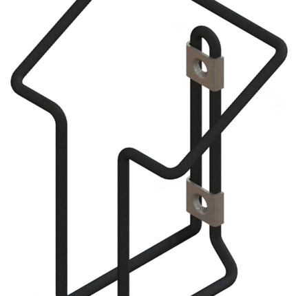 Laderhouder Steco - mat zwart