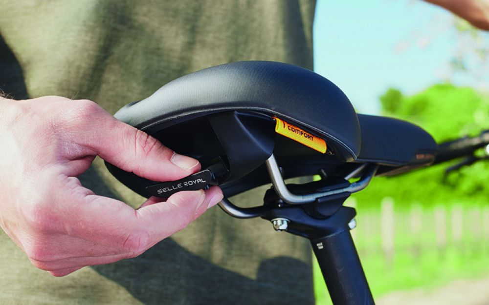 Fietszadel Selle Royal Explora Moderate - Adventure Time - zwart