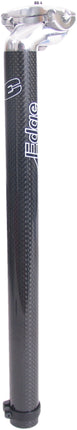 Zadelpen Edge carbon met aluminium kop ø27,2 mm / 350 mm - zwart