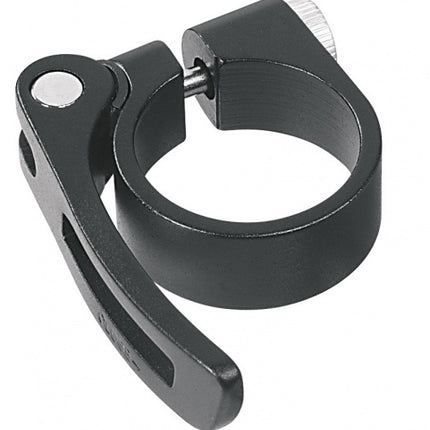 Zadelpenklem Ergotec SCQ-080 ø34,9 mm aluminium met snelspanner - zwart