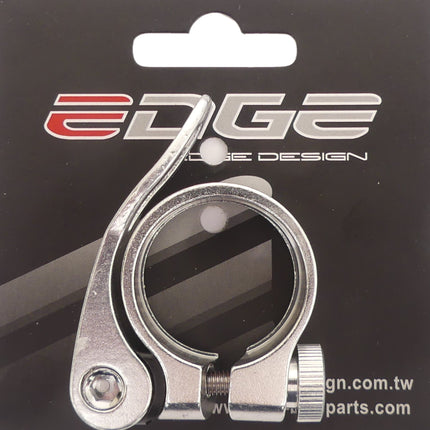 Collier de selle ø31,8 mm Edge aluminium avec attache rapide - argent