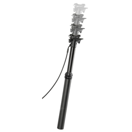 Dropper zadelpen M-Wave Levitate EX 0-125 mm in hoogte verstelbaar ø31.6mm / 475 mm