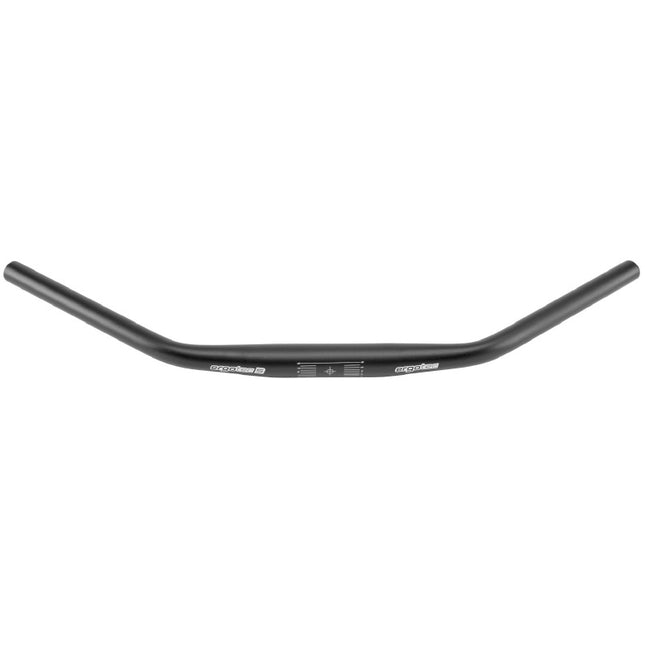 Stuur Ergotec Ladytown ø31.8mm x 620 mm 16 mm rise - zwart gezandstraald