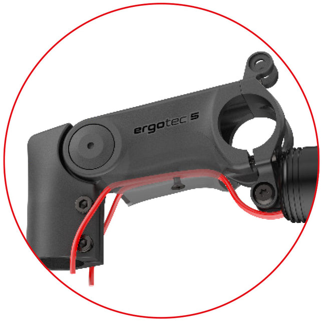 Stuurpen ahead Ergotec 50 XL SI ø28.6mm vork / 110mm / ø31.8mm - zwart